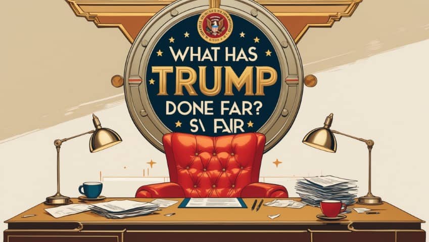 What has Trump done so far